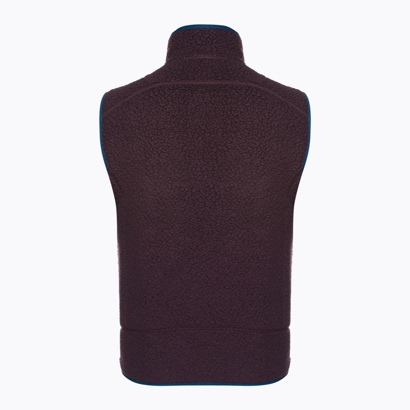 Bezrękawnik męski Patagonia Retro Pile Fleece obsidian plum 2