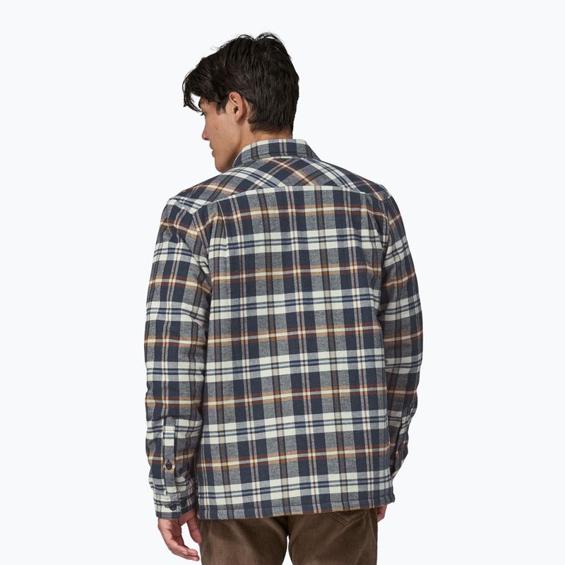 Koszula męska Patagonia Insulated Organic Cotton MW Fjord Flannel fields/new navy 2