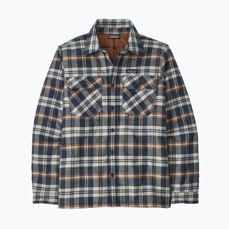 Koszula męska Patagonia Insulated Organic Cotton MW Fjord Flannel fields/new navy 4