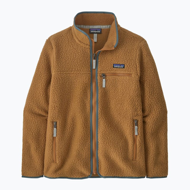 Bluza polarowa damska Patagonia Retro Pile nest brown/nouveau green 3