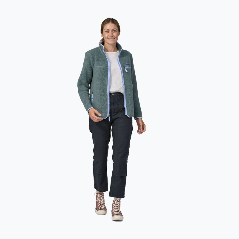 Bluza polarowa damska Patagonia Retro Pile nouveau green 3
