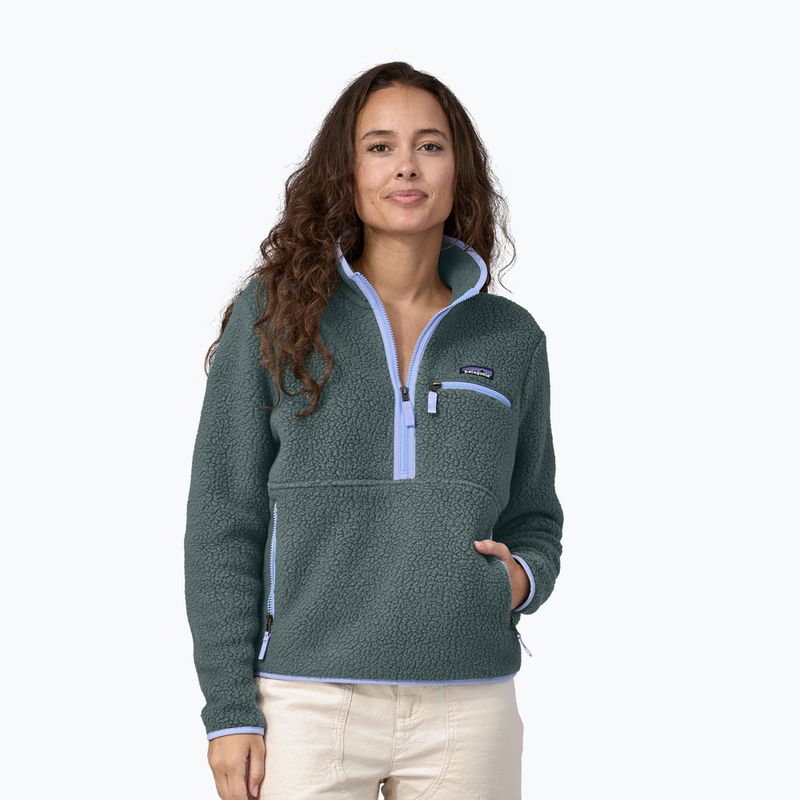 Bluza polarowa damska Patagonia Retro Pile Marsupial nouveau green