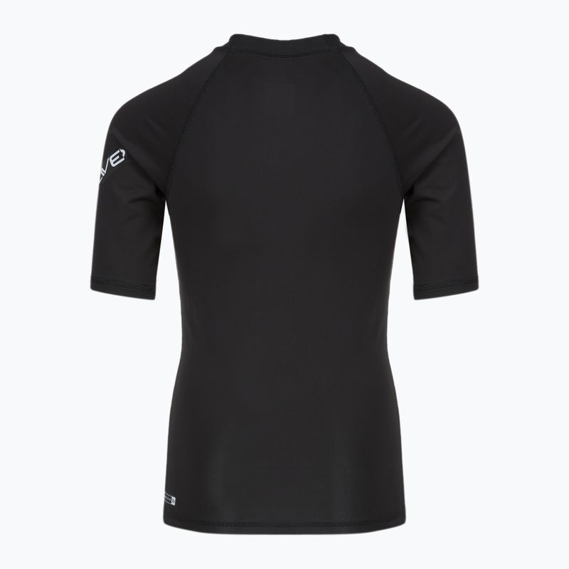 Koszulka do pływania dziecięca Quiksilver All Time vallarta black 2