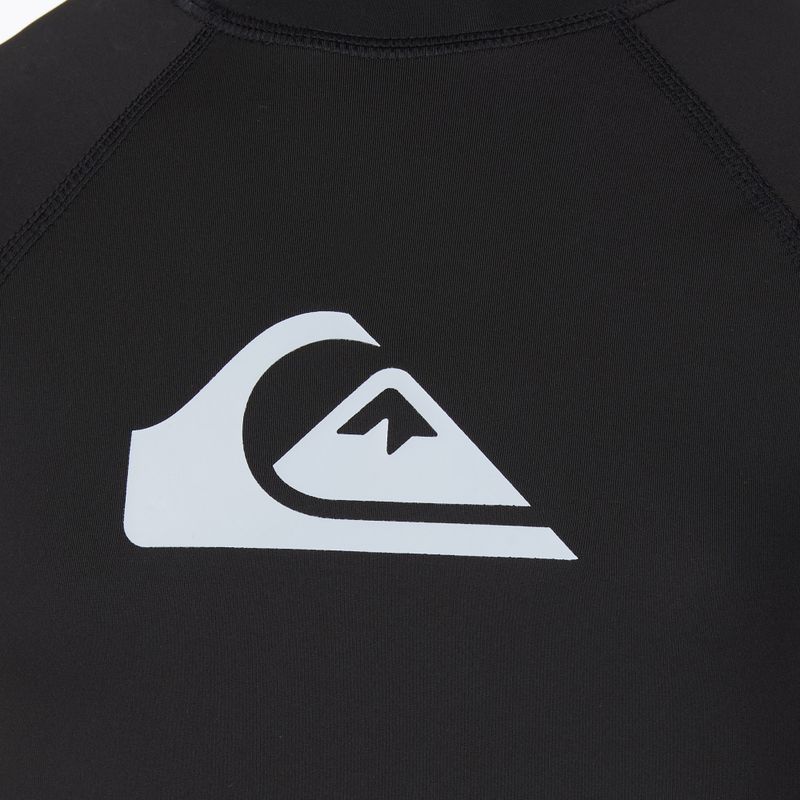 Koszulka do pływania dziecięca Quiksilver All Time vallarta black 3