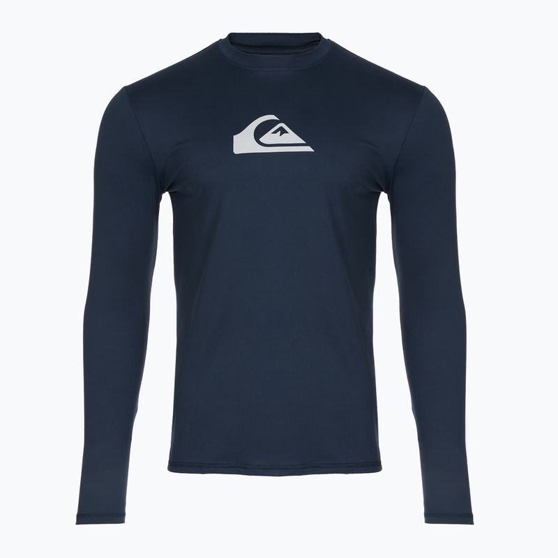 Longsleeve do pływania dziecięcy Quiksilver Solid Streak navy blazer