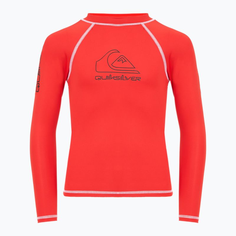 Longsleeve do pływania dziecięcy Quiksilver On Tour red