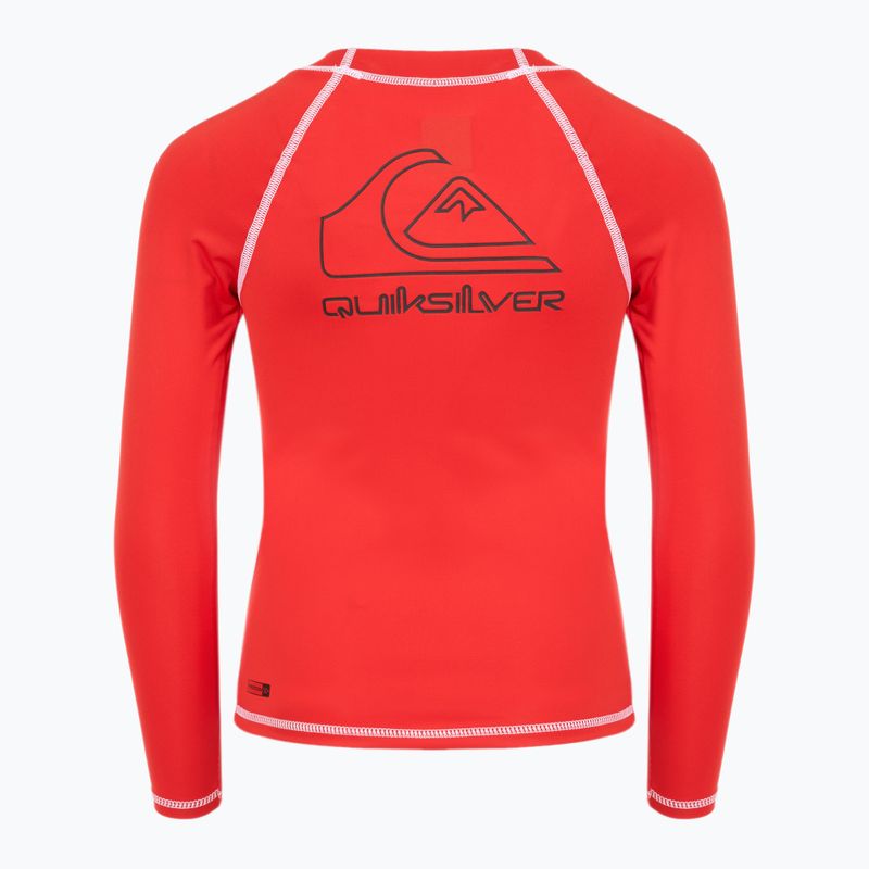 Longsleeve do pływania dziecięcy Quiksilver On Tour red 2