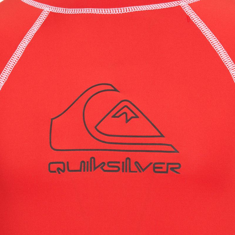 Longsleeve do pływania dziecięcy Quiksilver On Tour red 3