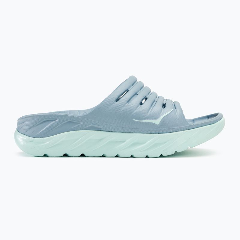 Klapki damskie HOKA Ora Recovery Slide 2 blue fog/blue glass 2
