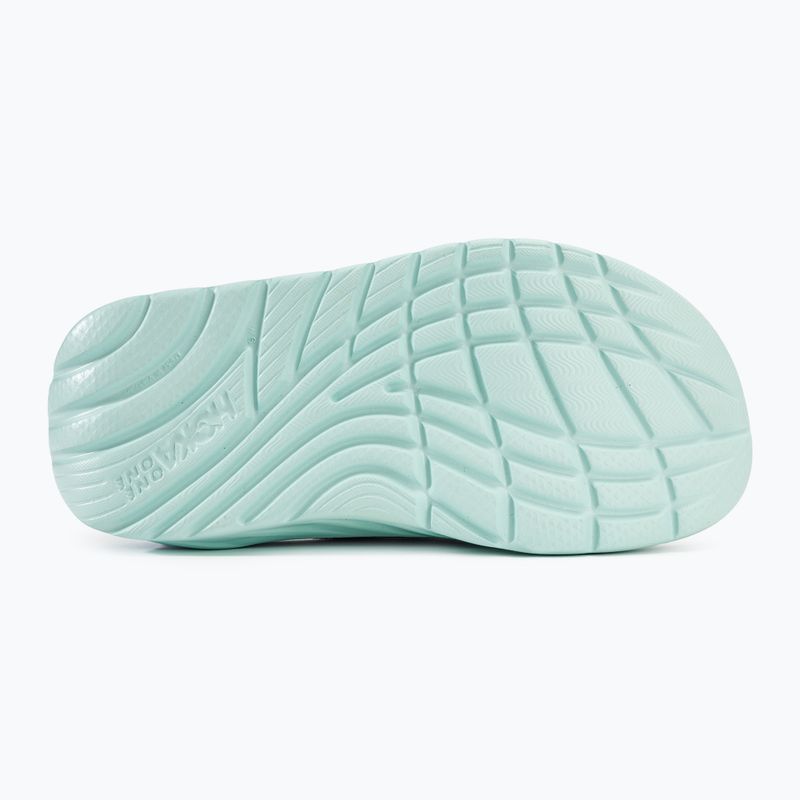 Klapki damskie HOKA Ora Recovery Slide 2 blue fog/blue glass 4