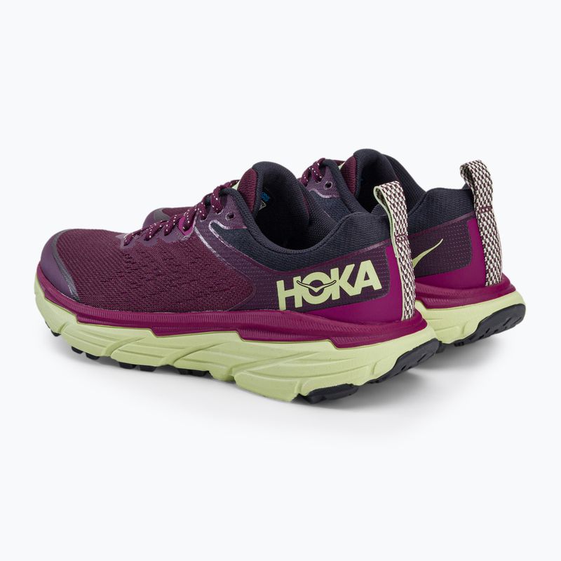 Buty do biegania damskie HOKA Challenger ATR 6 grape wine/butterfly 4