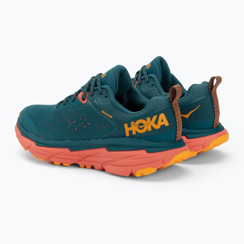 Buty do biegania damskie HOKA Challenger ATR 6 GTX blue/coral camellia 3