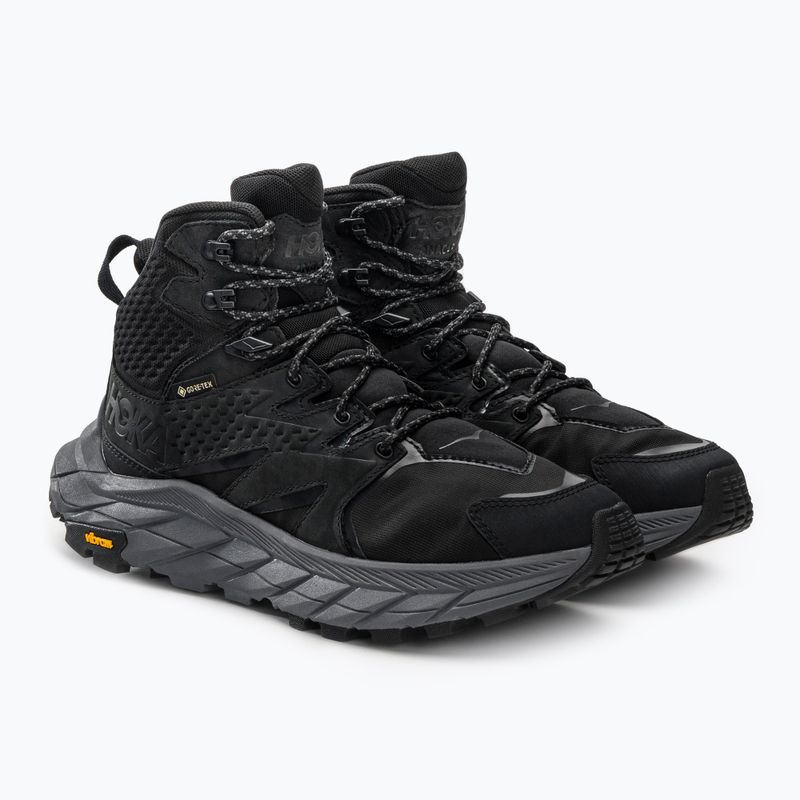 Buty turystyczne damskie HOKA Anacapa Mid GTX black/black 4