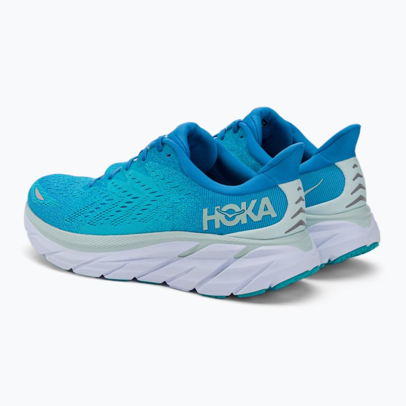 Buty do biegania męskie HOKA Clifton 8 ibiza blue/scuba blue 3