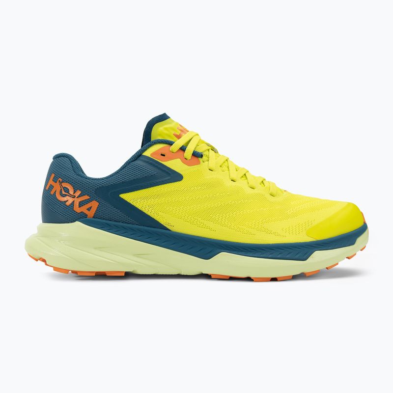 Buty do biegania męskie HOKA Zinal evening primrose/blue coral 2