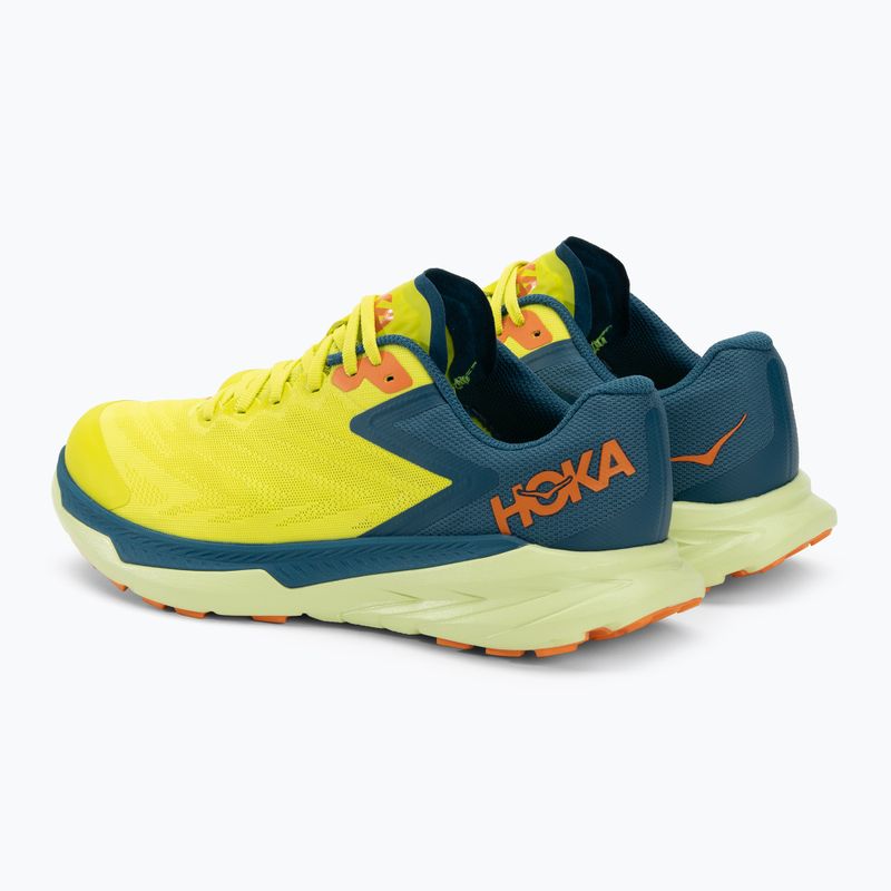 Buty do biegania męskie HOKA Zinal evening primrose/blue coral 3