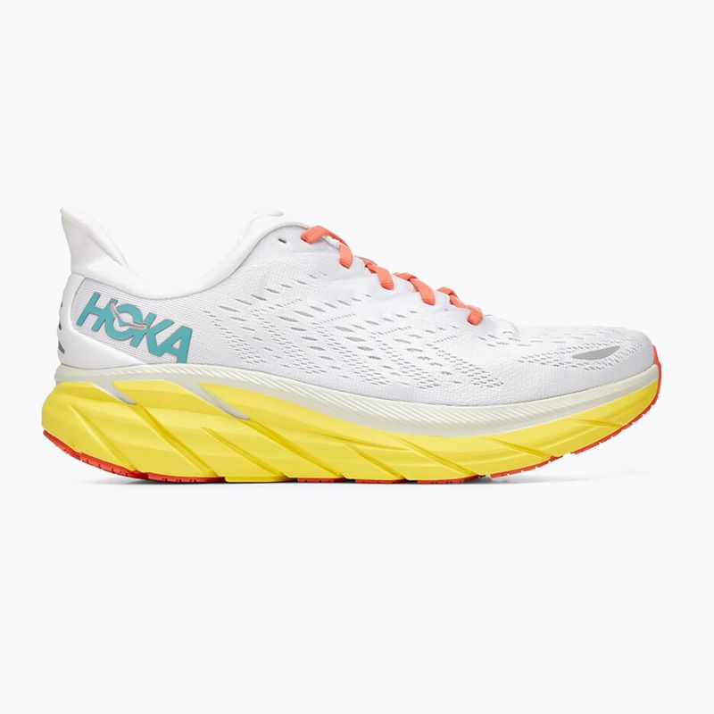 Buty do biegania męskie HOKA Clifton 8 Wide blanc de blanc/illuminating 11