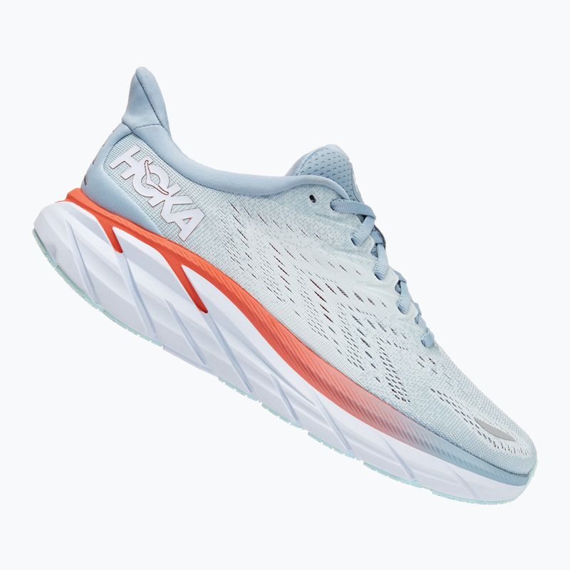 Buty do biegania damskie HOKA Clifton 8 Wide blue fog/plein air 7