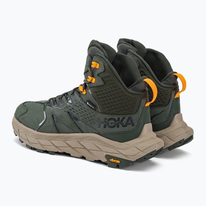 Buty turystyczne męskie HOKA Anacapa Mid GTX thyme/radiant yellow 3