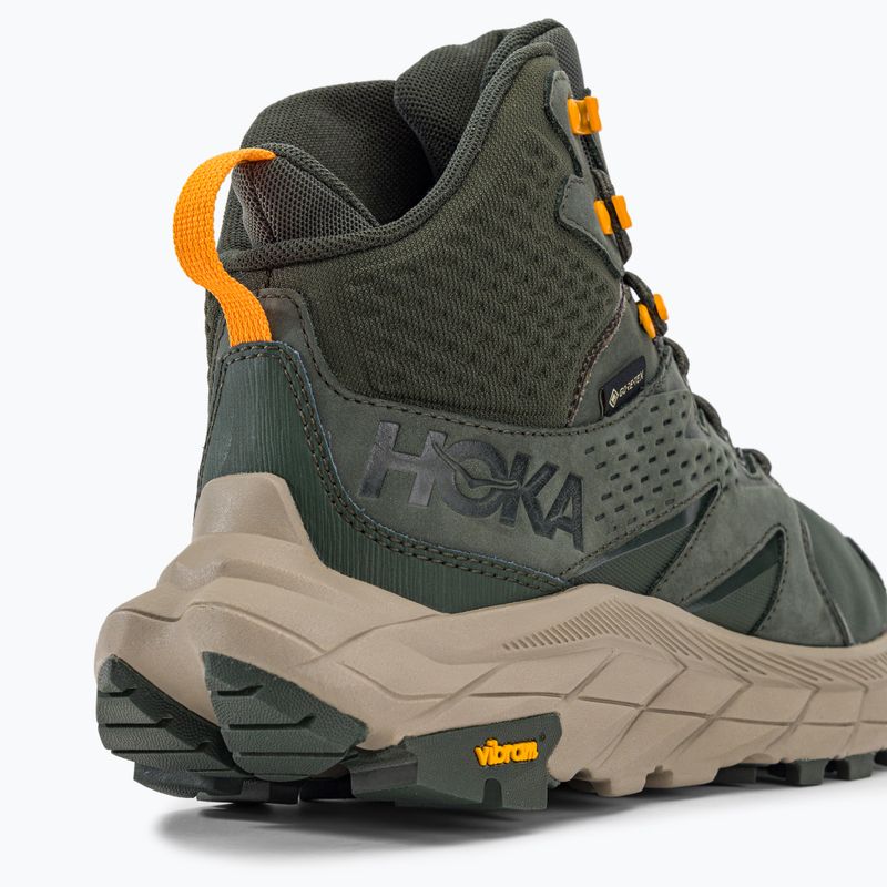 Buty turystyczne męskie HOKA Anacapa Mid GTX thyme/radiant yellow 8