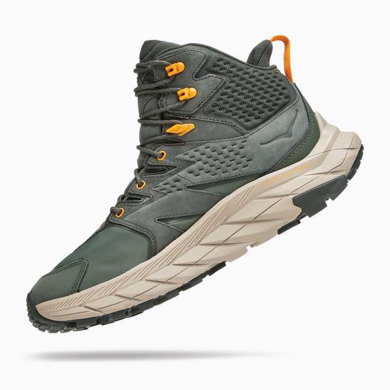 Buty turystyczne męskie HOKA Anacapa Mid GTX thyme/radiant yellow 14
