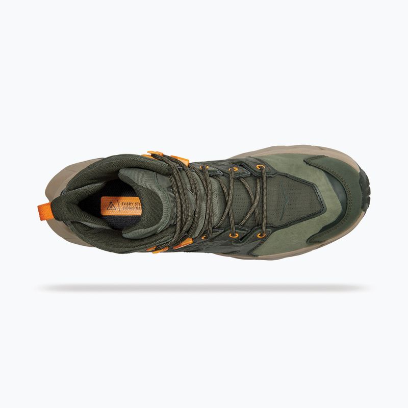 Buty turystyczne męskie HOKA Anacapa Mid GTX thyme/radiant yellow 17