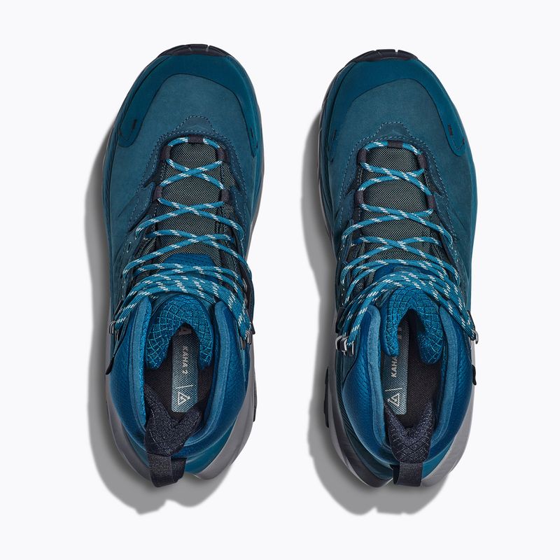 Buty turystyczne męskie HOKA Kaha 2 GTX blue coral/blue graphite 11