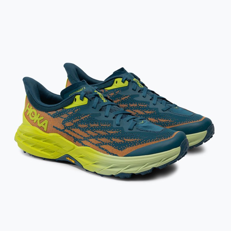 Buty do biegania męskie HOKA Speedgoat 5 blue coral/evening primrose 3