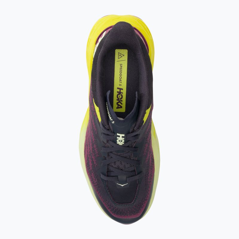 Buty do biegania damskie HOKA Speedgoat 5 blue graphite/evening primrose 5