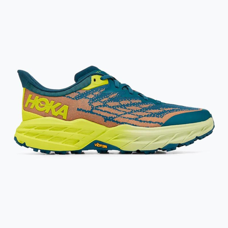 Buty do biegania męskie HOKA Speedgoat 5 Wide blue coral/evening primorose 8