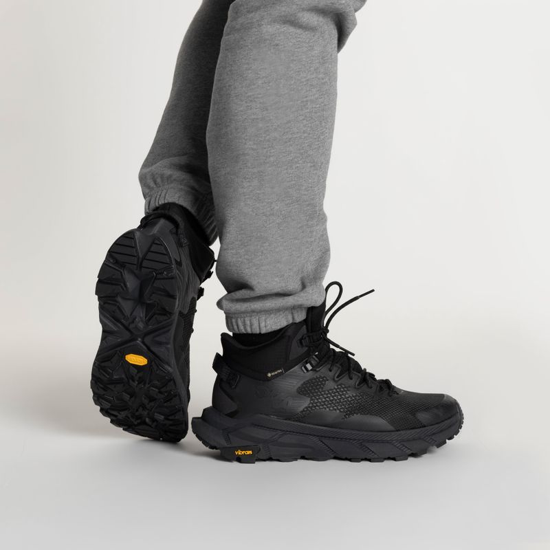 Buty turystyczne męskie HOKA Trail Code GTX black/raven 2