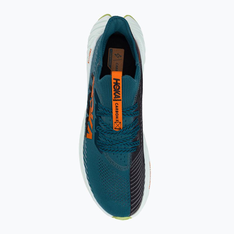 Buty do biegania męskie HOKA Carbon X 3 blue coral/black 5