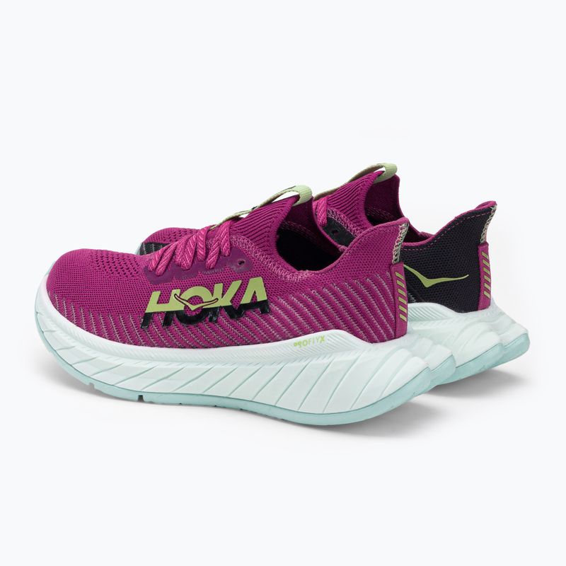 Buty do biegania damskie HOKA Carbon X 3 festival fuchsia/black 6