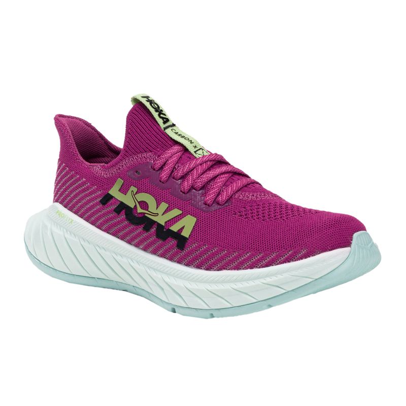 Buty do biegania damskie HOKA Carbon X 3 festival fuchsia/black 13