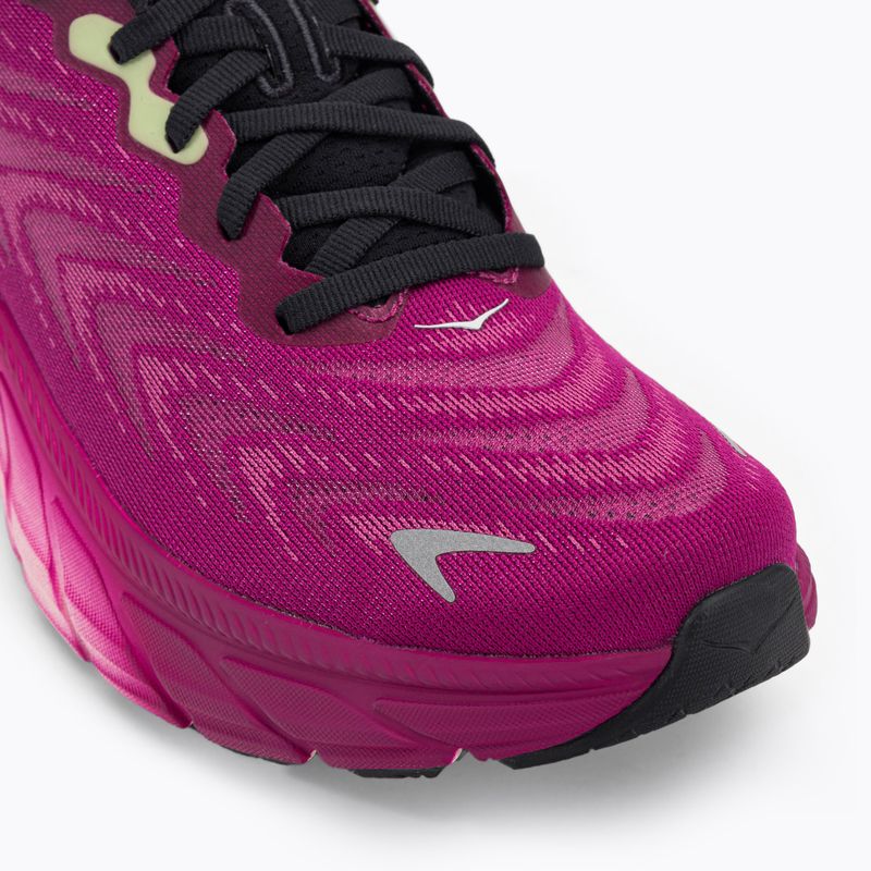 Buty do biegania damskie HOKA Arahi 6 festival fuchsia/ibis rose 7
