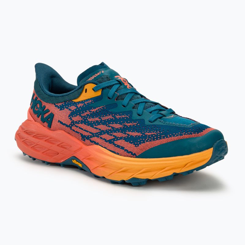 Buty do biegania damskie HOKA Speedgoat 5 Wide blue coral/camellia