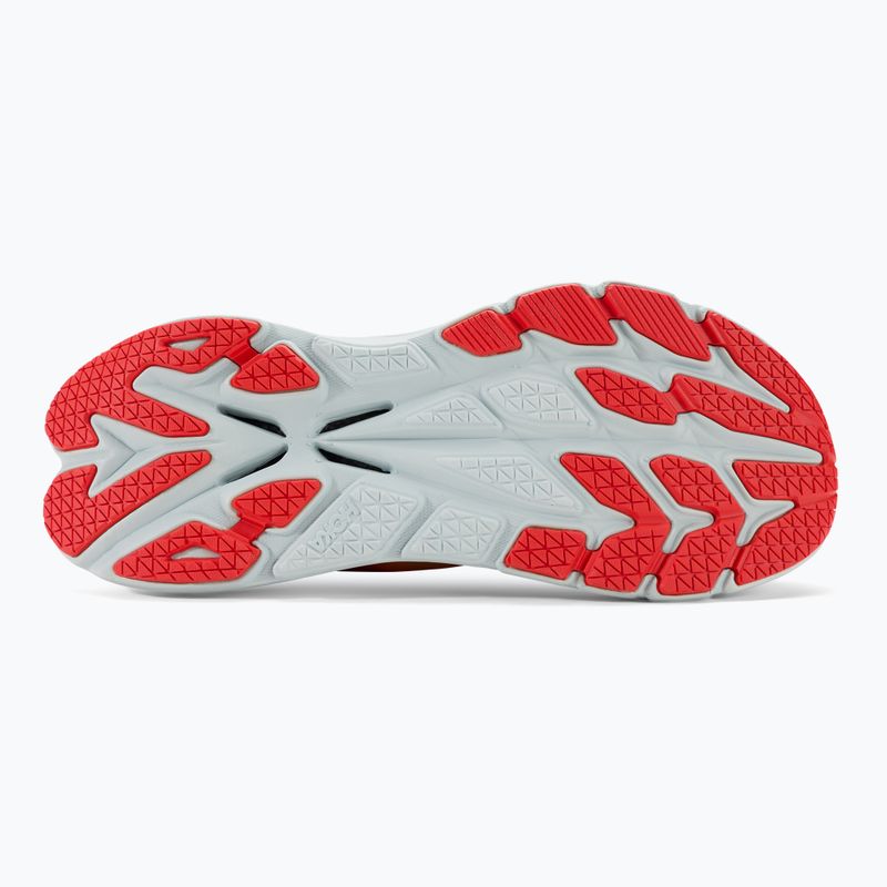 Buty do biegania męskie HOKA Bondi X fiesta/amber yellow 5