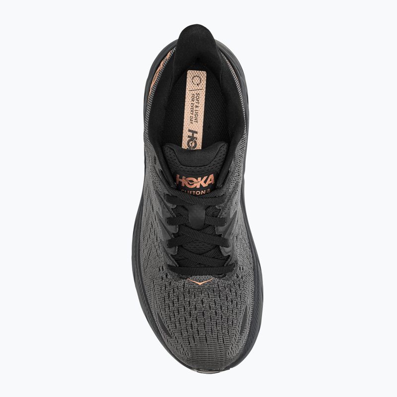 Buty do biegania damskie HOKA Clifton 8 anthracite/copper 6