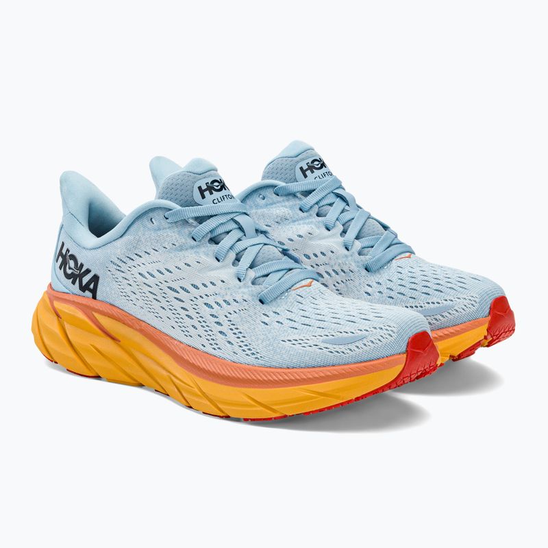 Buty do biegania damskie HOKA Clifton 8 summer song/ice flow 4