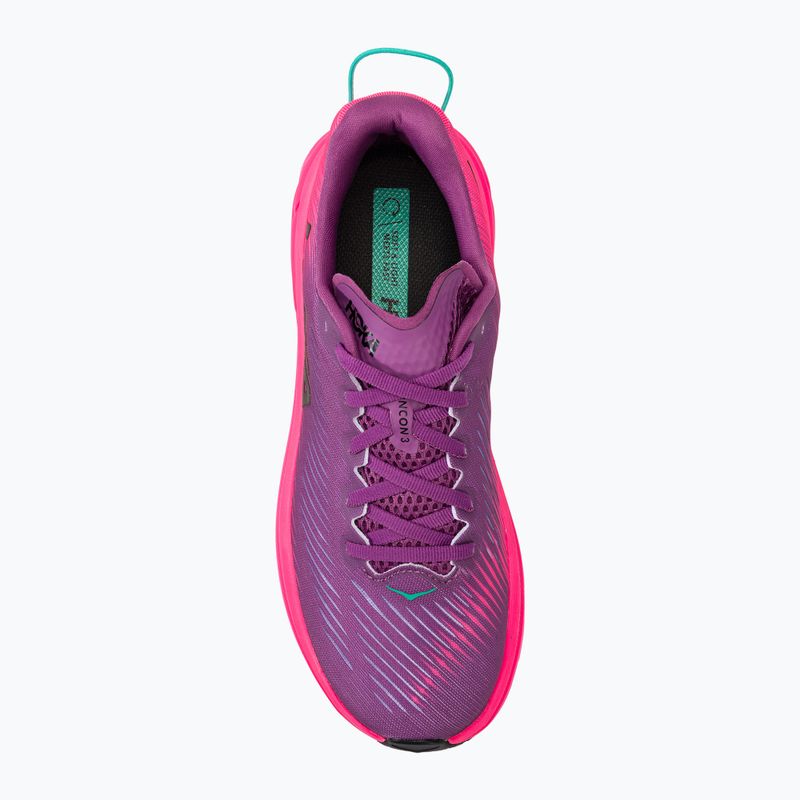 Buty do biegania damskie HOKA Rincon 3 beautyberry/knockout pink 5
