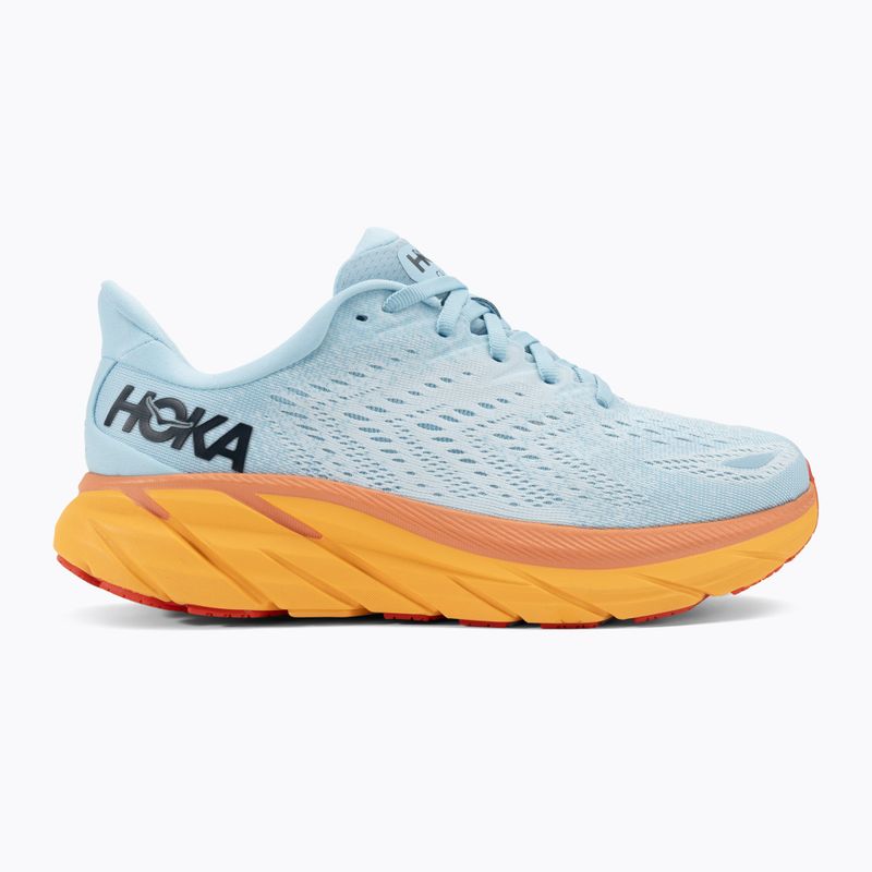 Buty do biegania damskie HOKA Clifton 8 Wide summer song/ice flow 2