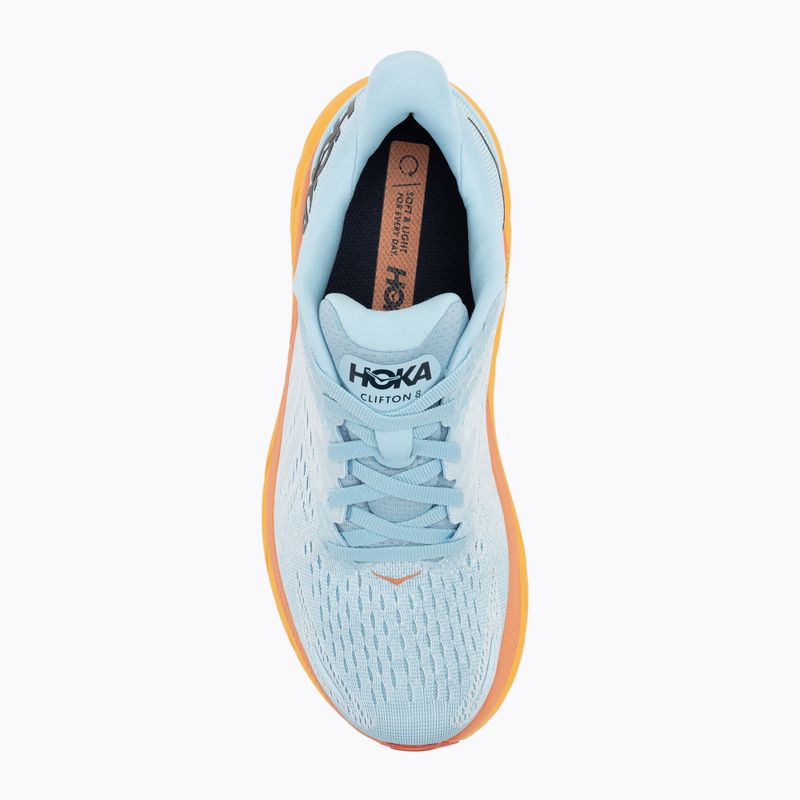 Buty do biegania damskie HOKA Clifton 8 Wide summer song/ice flow 6