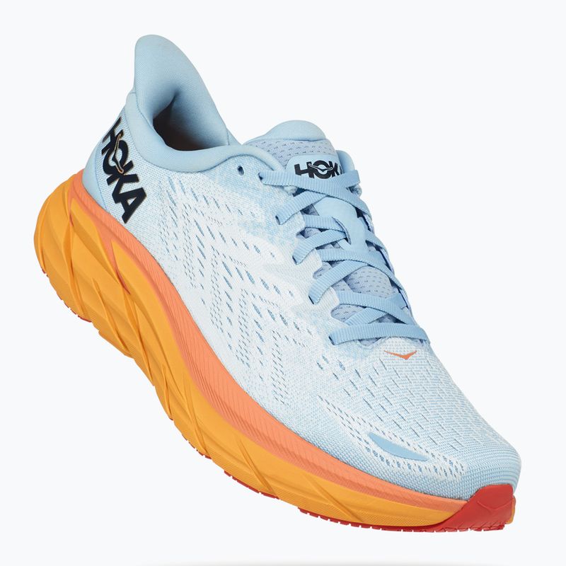 Buty do biegania damskie HOKA Clifton 8 Wide summer song/ice flow 8