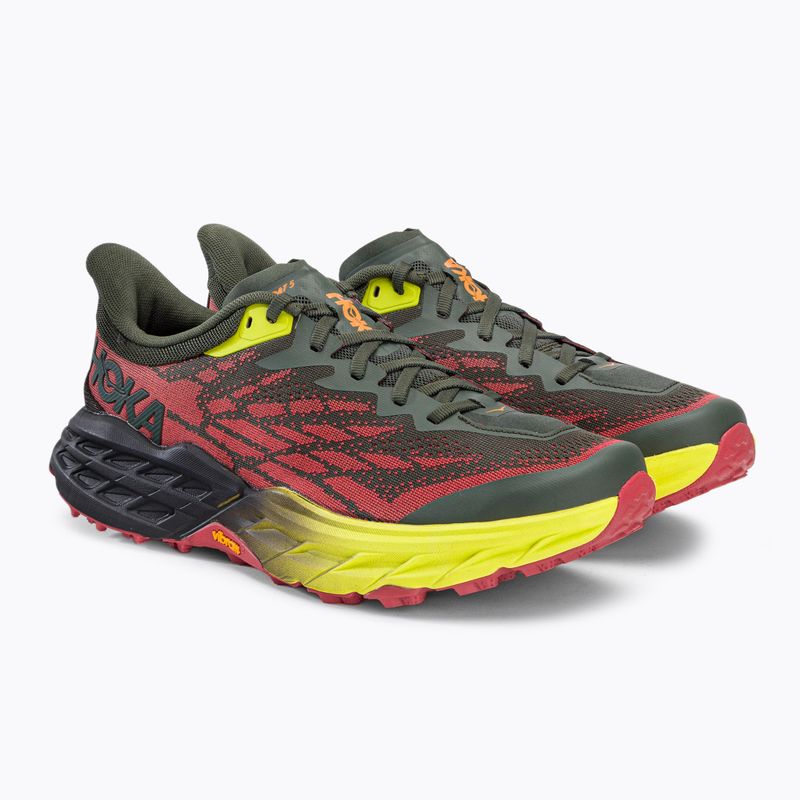 Buty do biegania męskie HOKA Speedgoat 5 thyme/fiesta 3