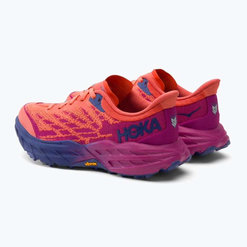 Buty do biegania damskie HOKA Speedgoat 5 Wide festival fuchsia/camellia 4