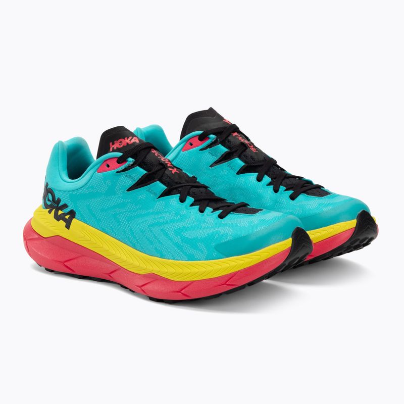 Buty do biegania męskie HOKA Tecton X scuba blue/diva pink 4