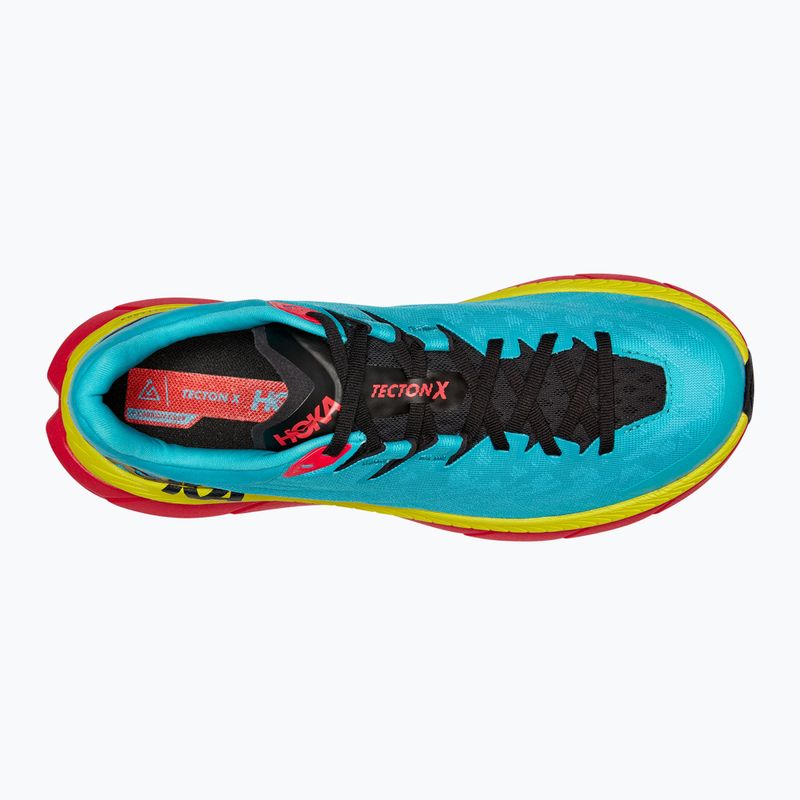 Buty do biegania męskie HOKA Tecton X scuba blue/diva pink 9