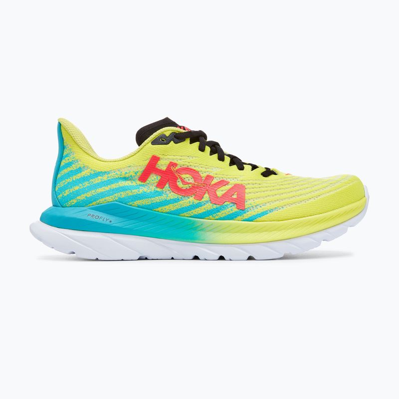 Buty do biegania męskie HOKA Mach 5 evening primrose/scuba blue 7