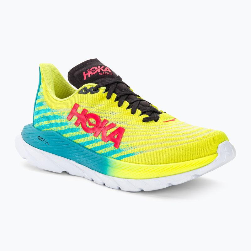 Buty do biegania męskie HOKA Mach 5 evening primrose/scuba blue