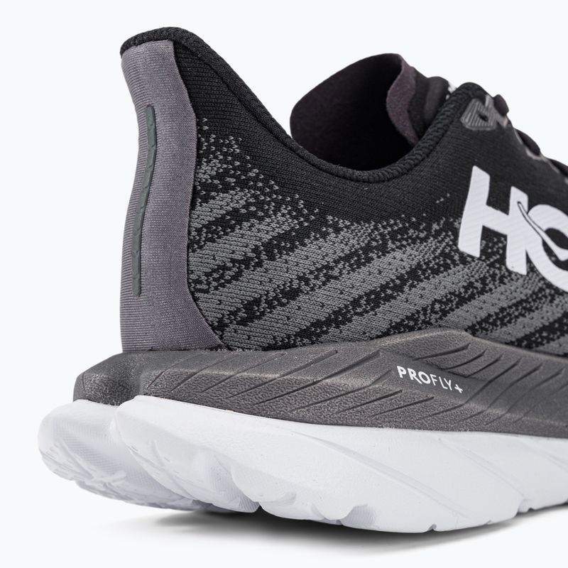 Buty do biegania męskie HOKA Mach 5 black/castlerock 8